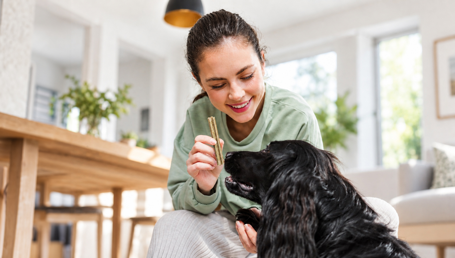 VETRADENT® Veggie Dental Chews in use